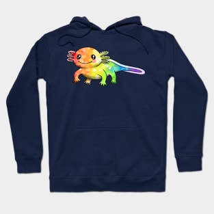 A little rainbow axolotl Hoodie